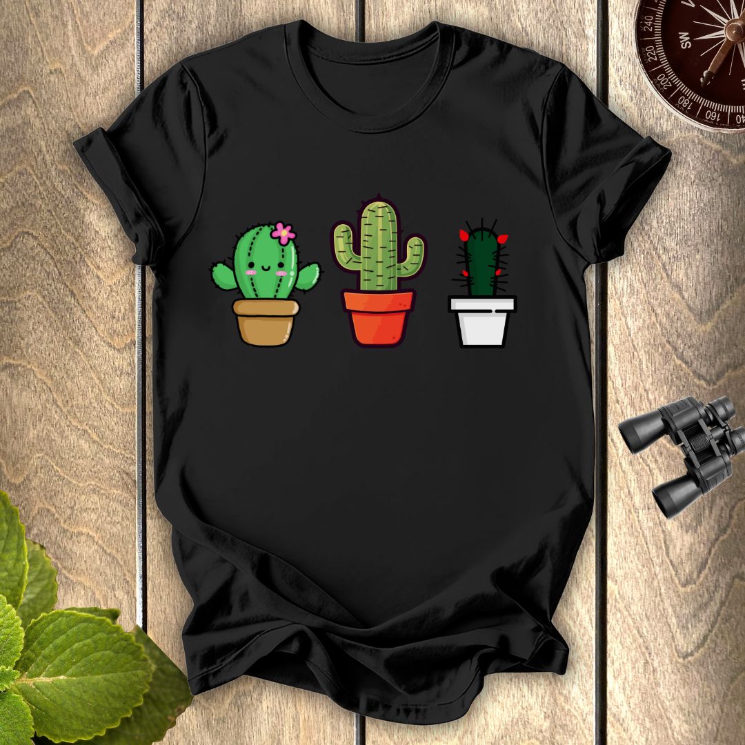 Three Cacti T-shirt