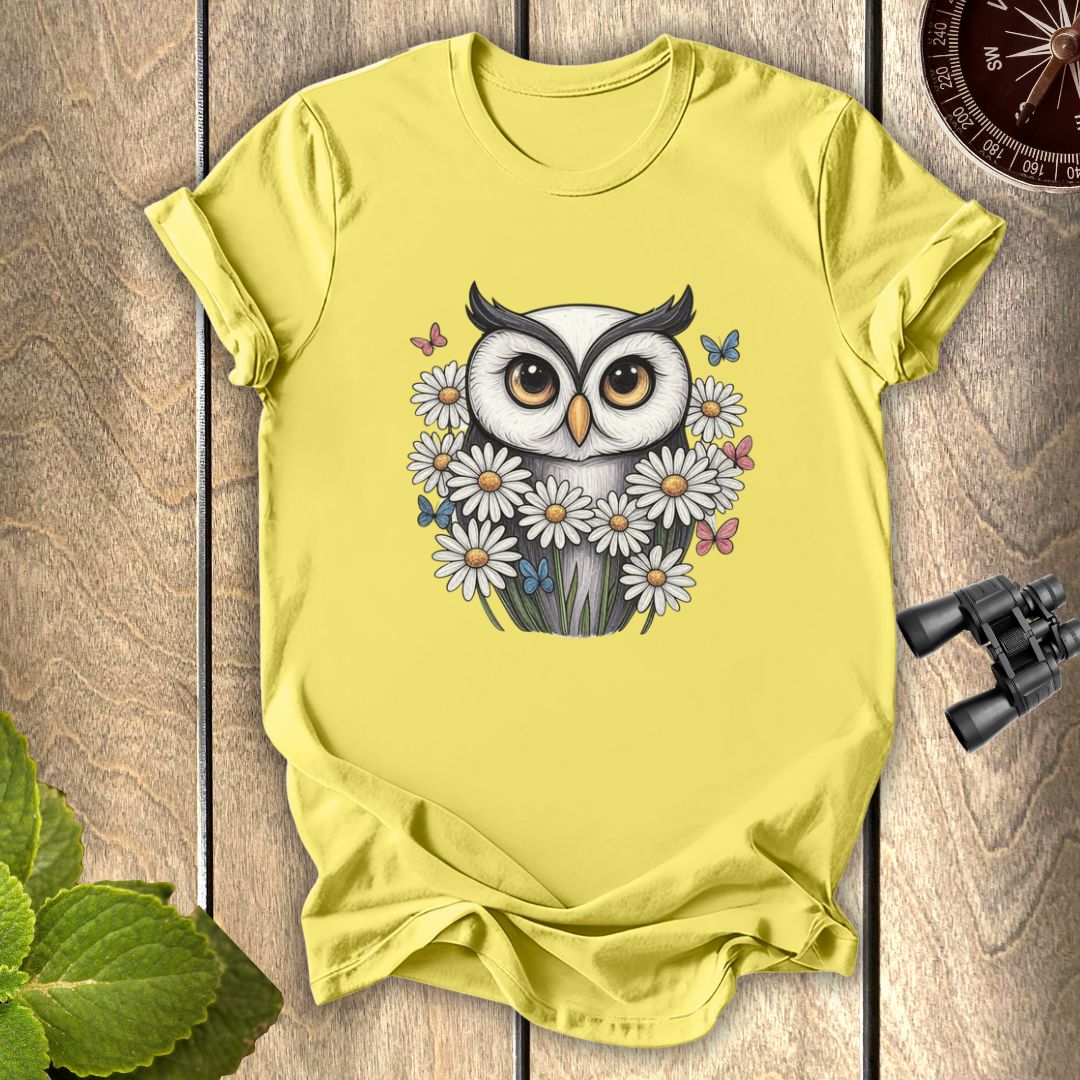 Owl Flower T-shirt