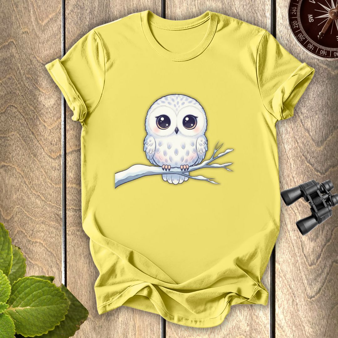 Cute white Owl T-shirt