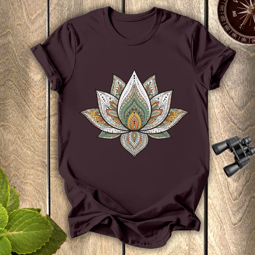 Boho Style Lotus T-shirt