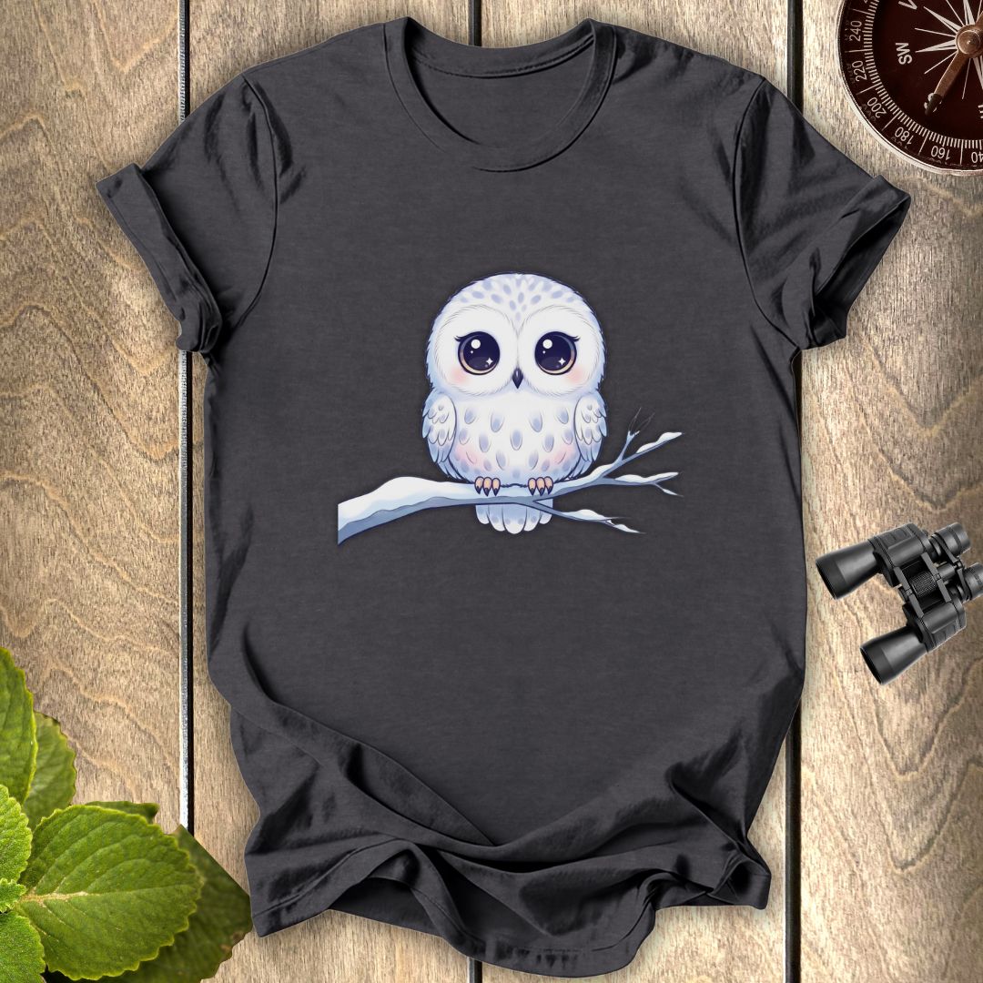 Cute white Owl T-shirt