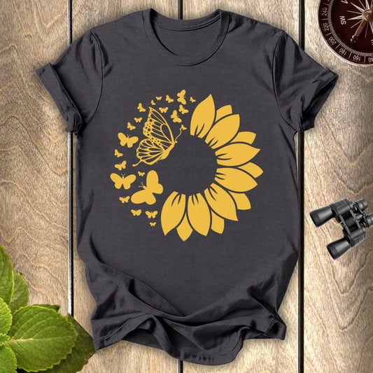 Butterfly Sunflower T-shirt