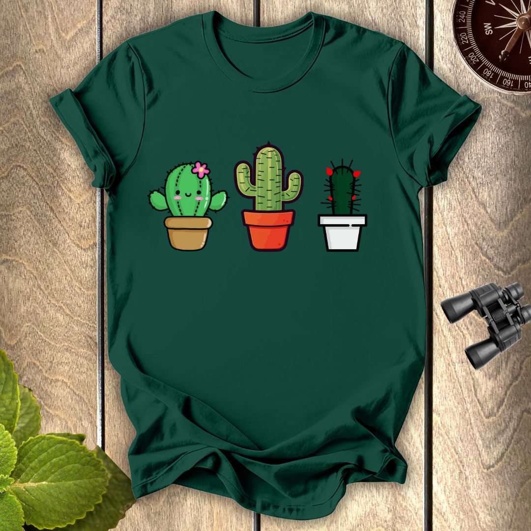 Three Cacti T-shirt