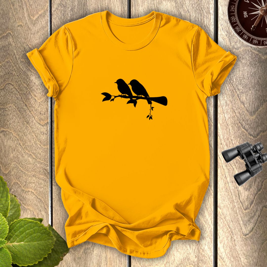 Birds in a twig T-shirt