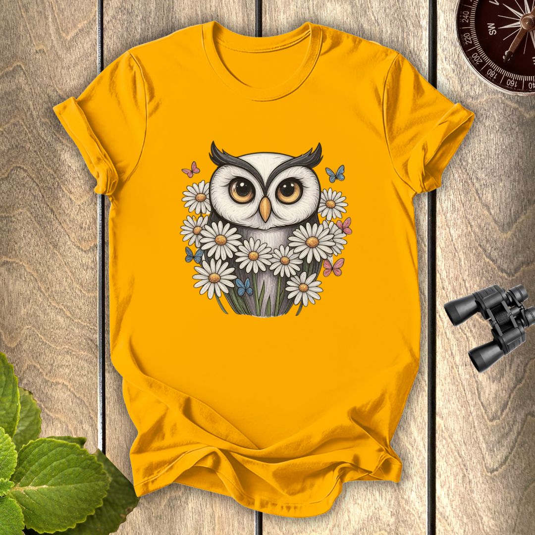 Owl Flower T-shirt
