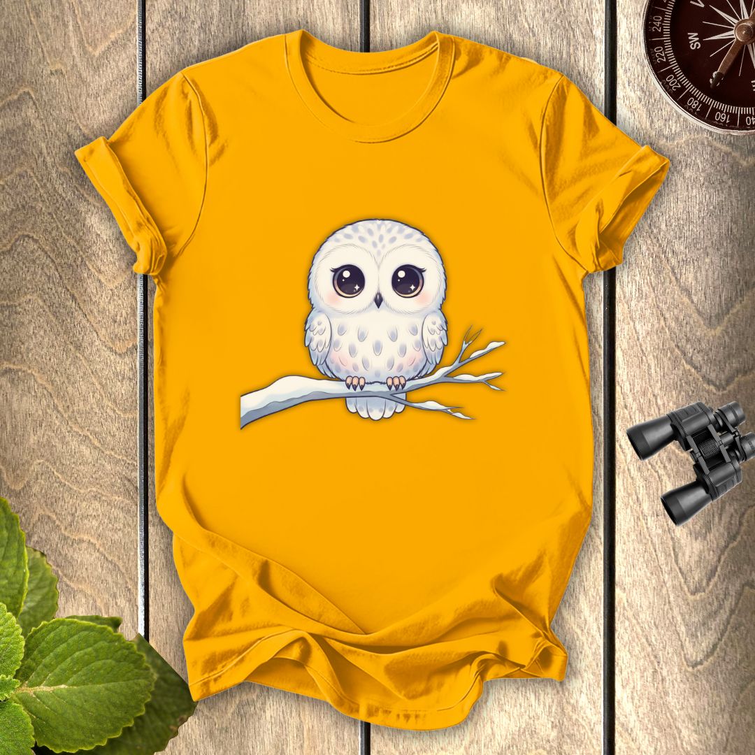 Cute white Owl T-shirt