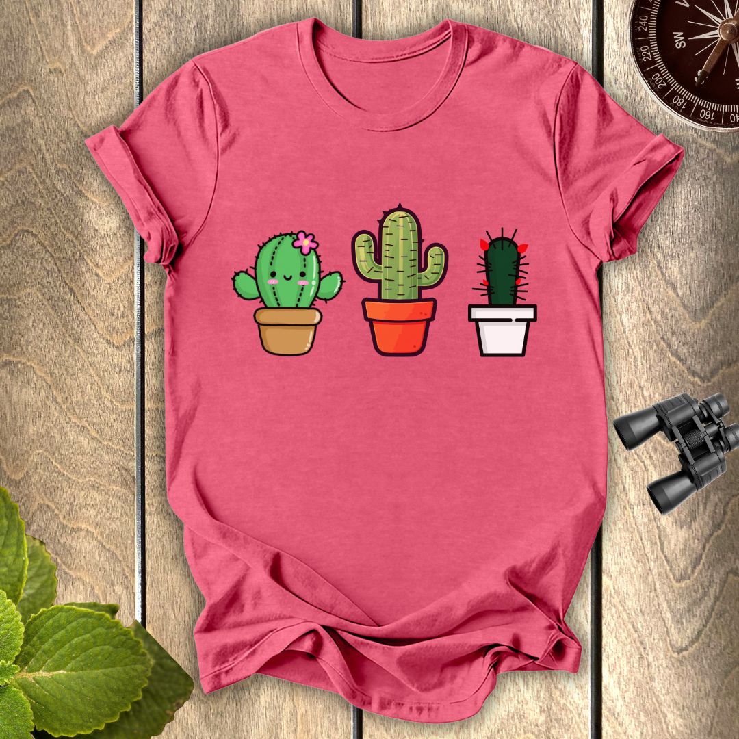 Three Cacti T-shirt