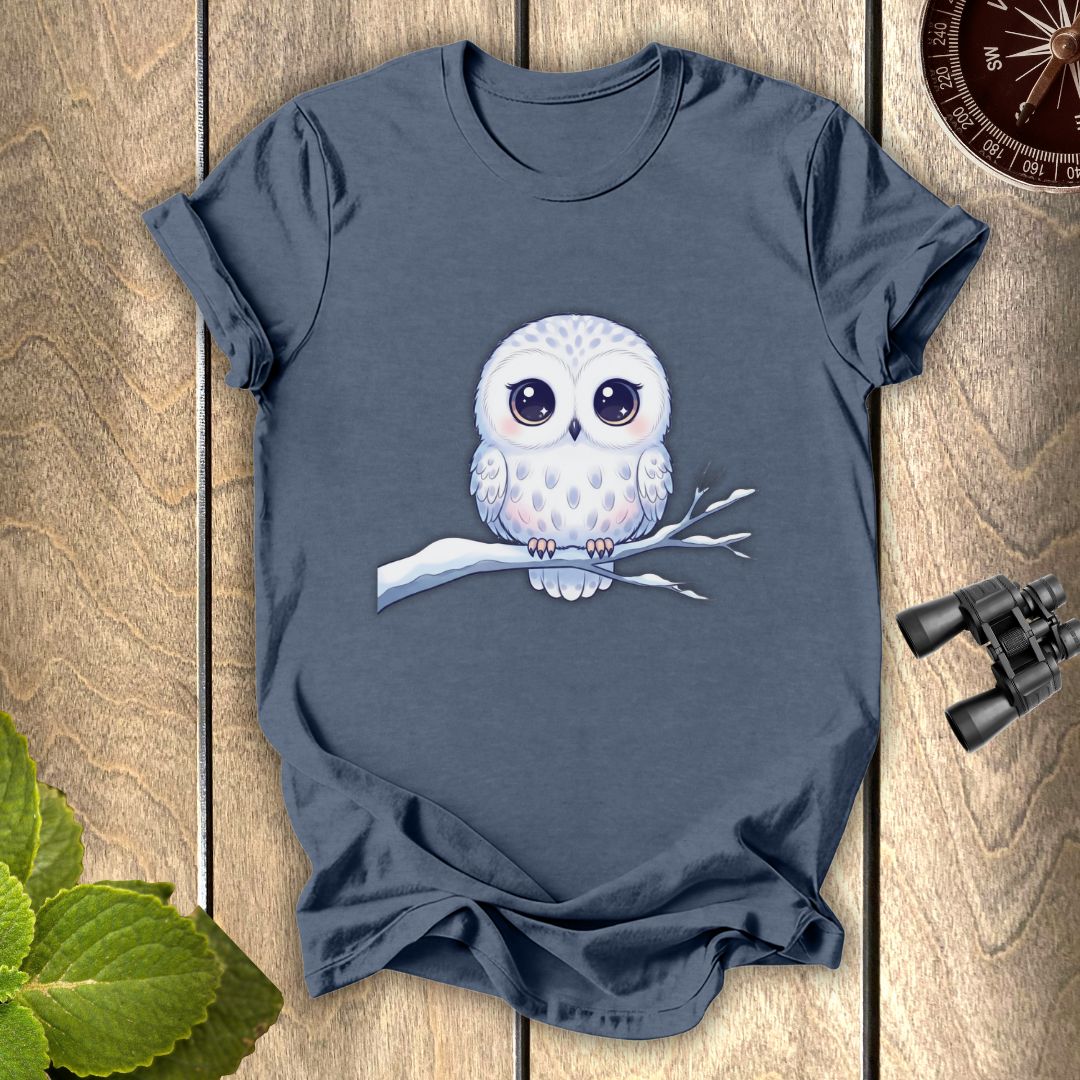 Cute white Owl T-shirt