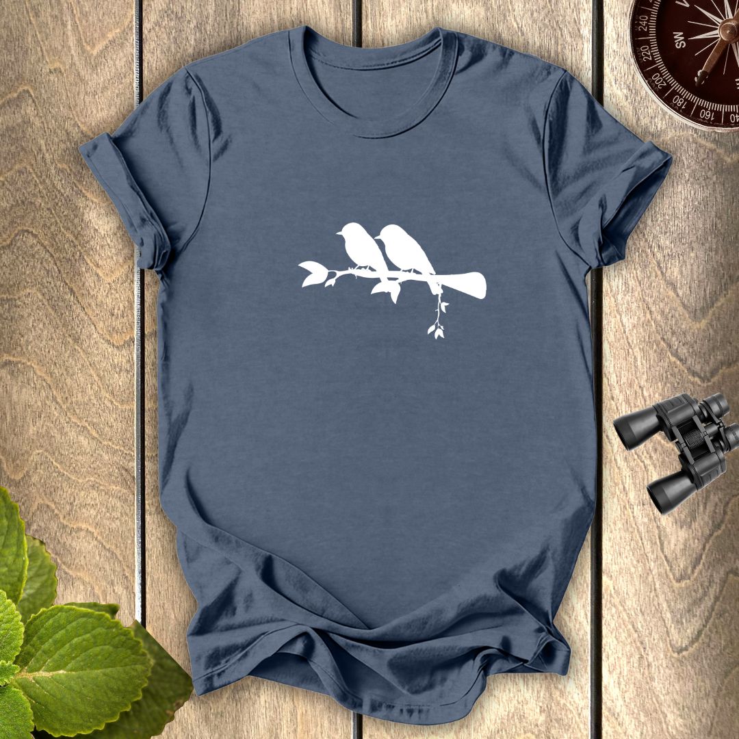 Birds in a twig T-shirt