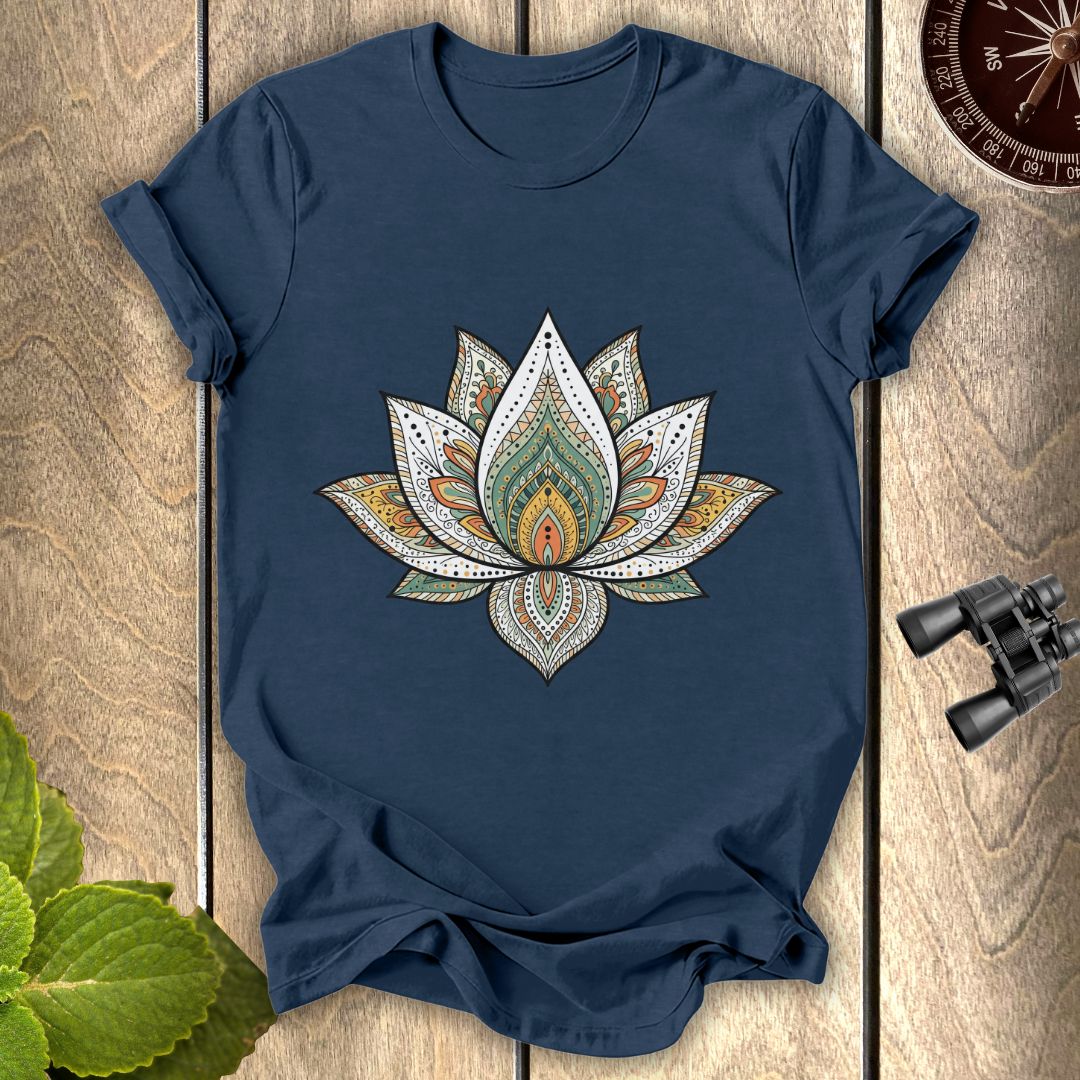 Boho Style Lotus T-shirt