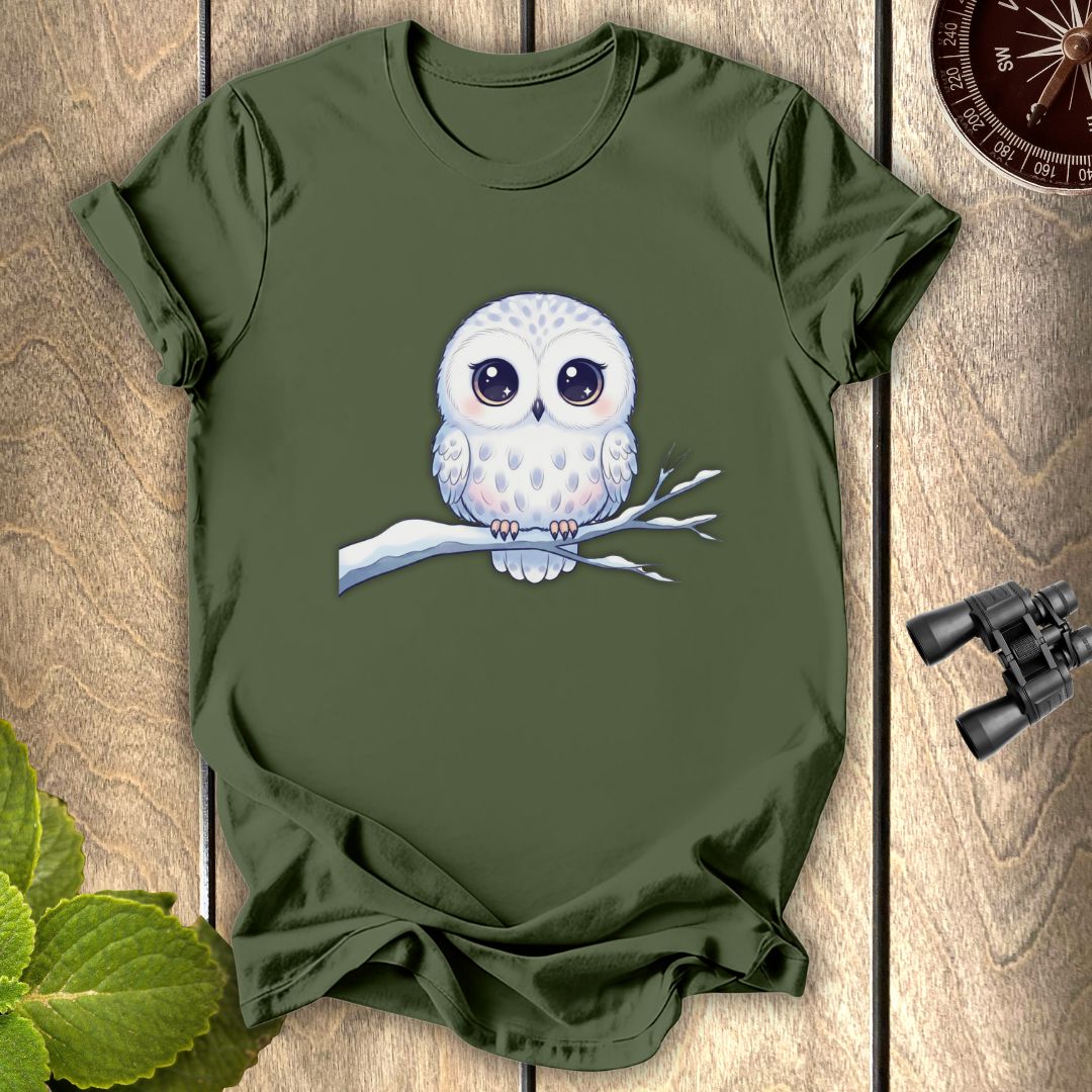 Cute white Owl T-shirt