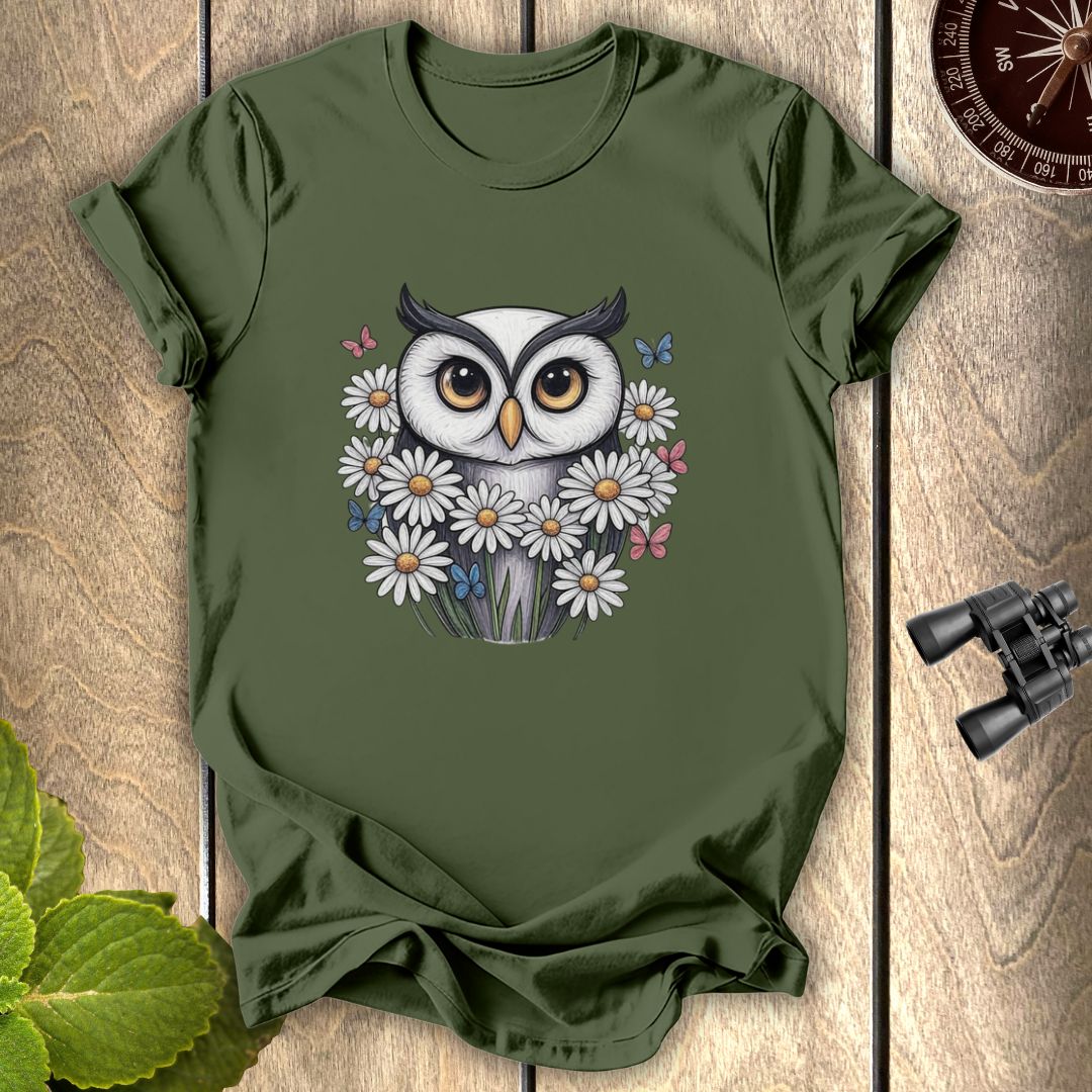 Owl Flower T-shirt