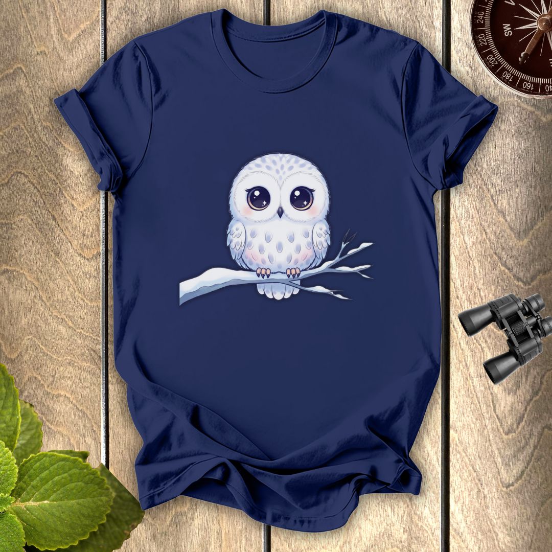Cute white Owl T-shirt