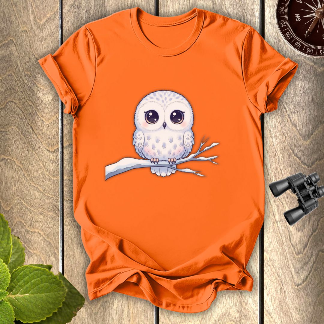 Cute white Owl T-shirt