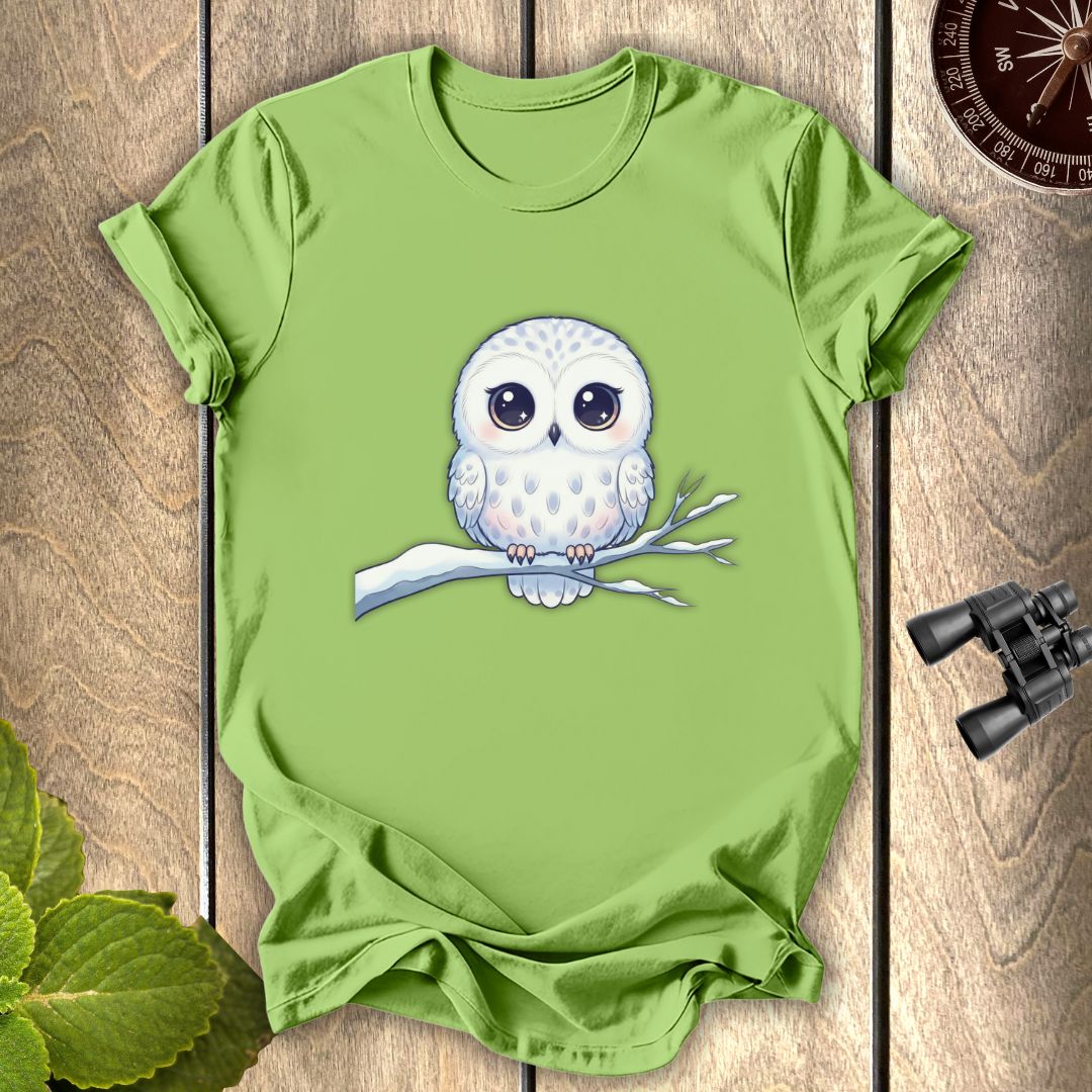 Cute white Owl T-shirt