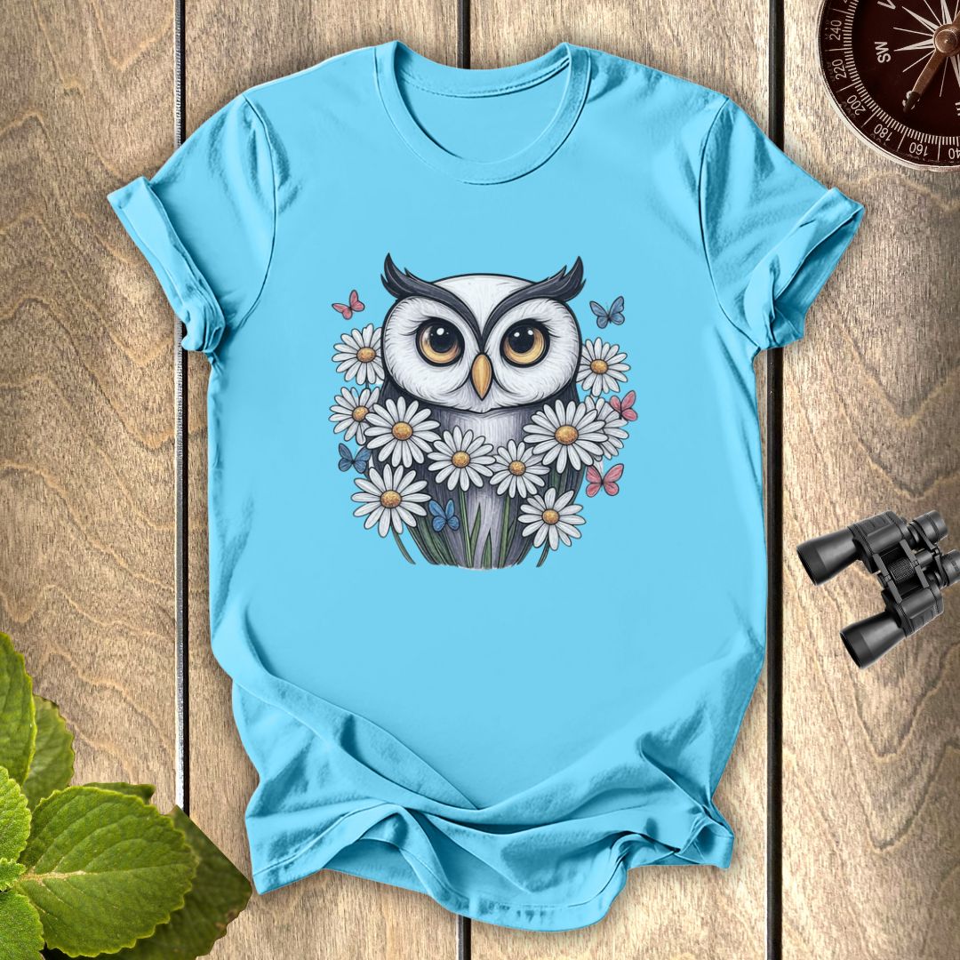 Owl Flower T-shirt