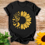 Butterfly Sunflower T-shirt