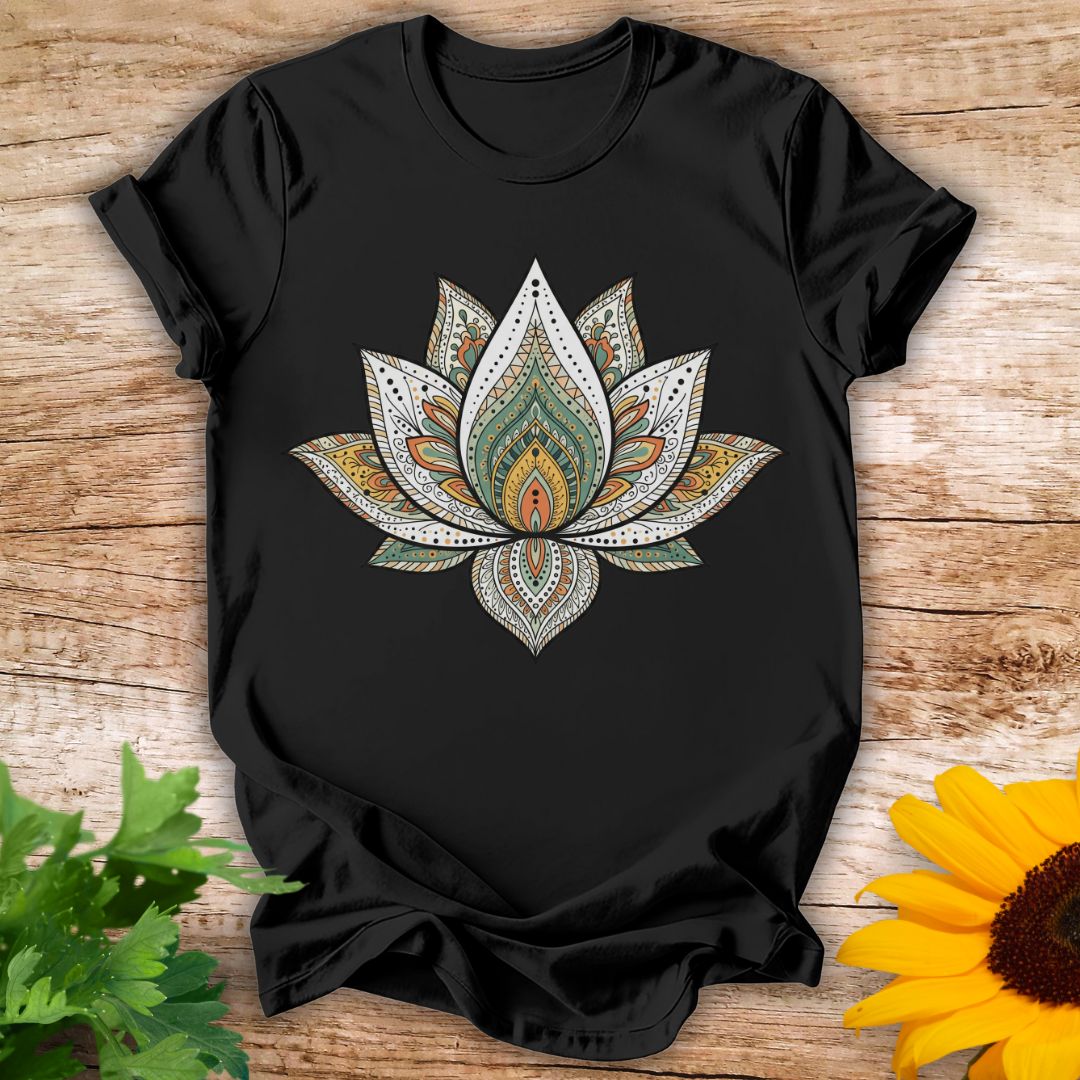 Boho Style Lotus T-shirt