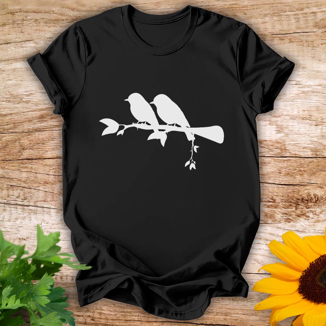 Birds On A Twig T-shirt