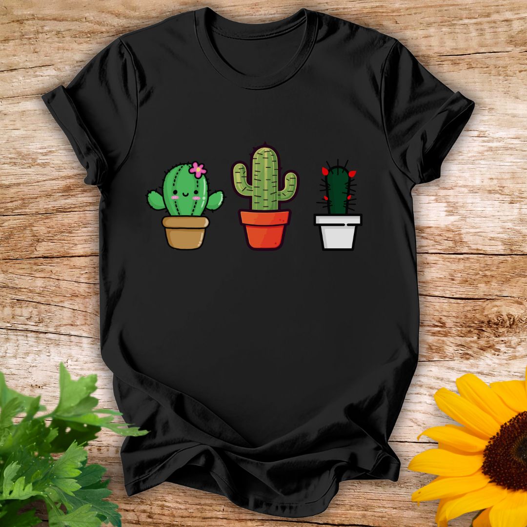 Three Cacti T-shirt