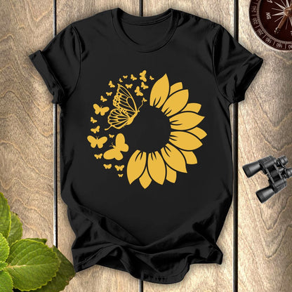 Butterfly Sunflower T-shirt