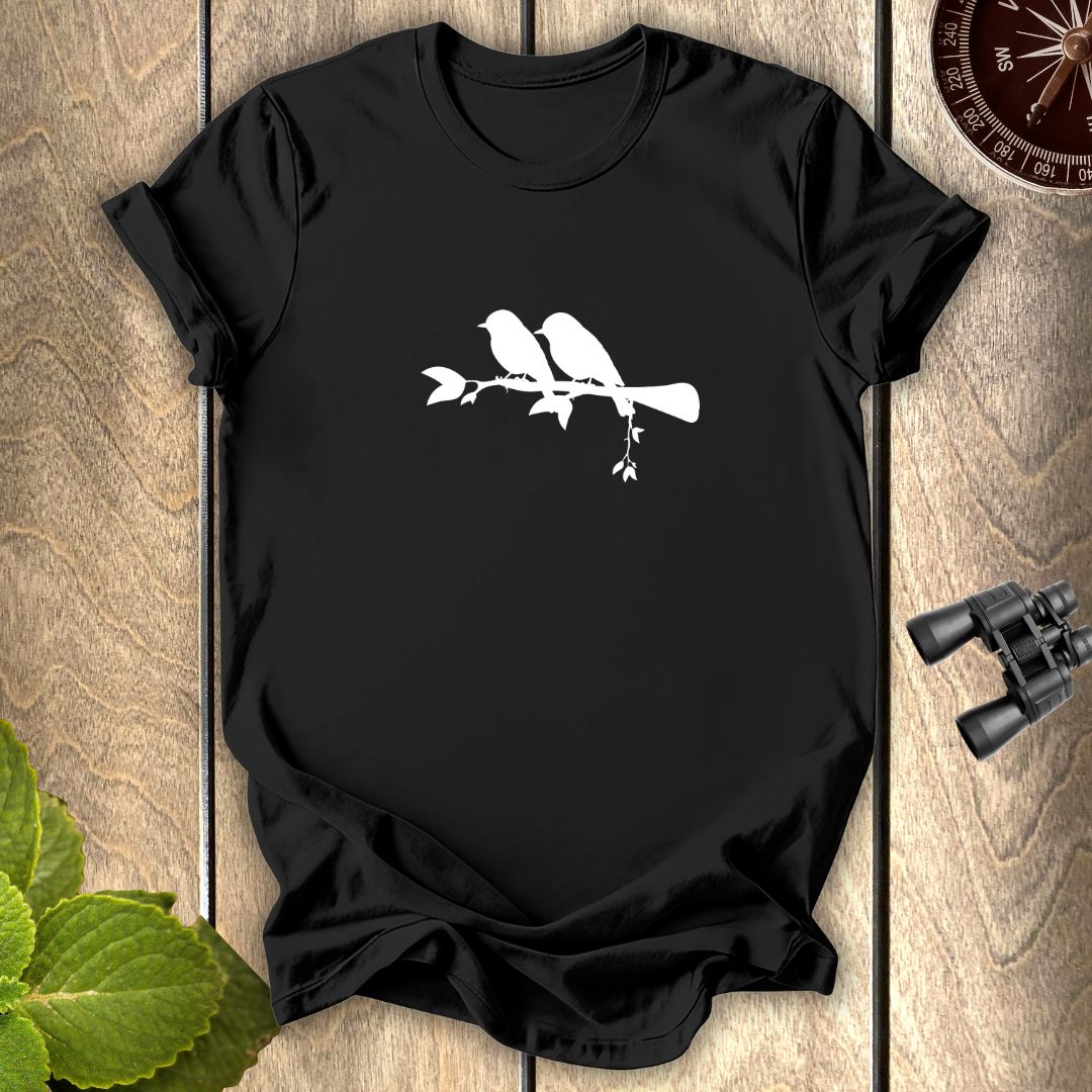 Birds in a twig T-shirt