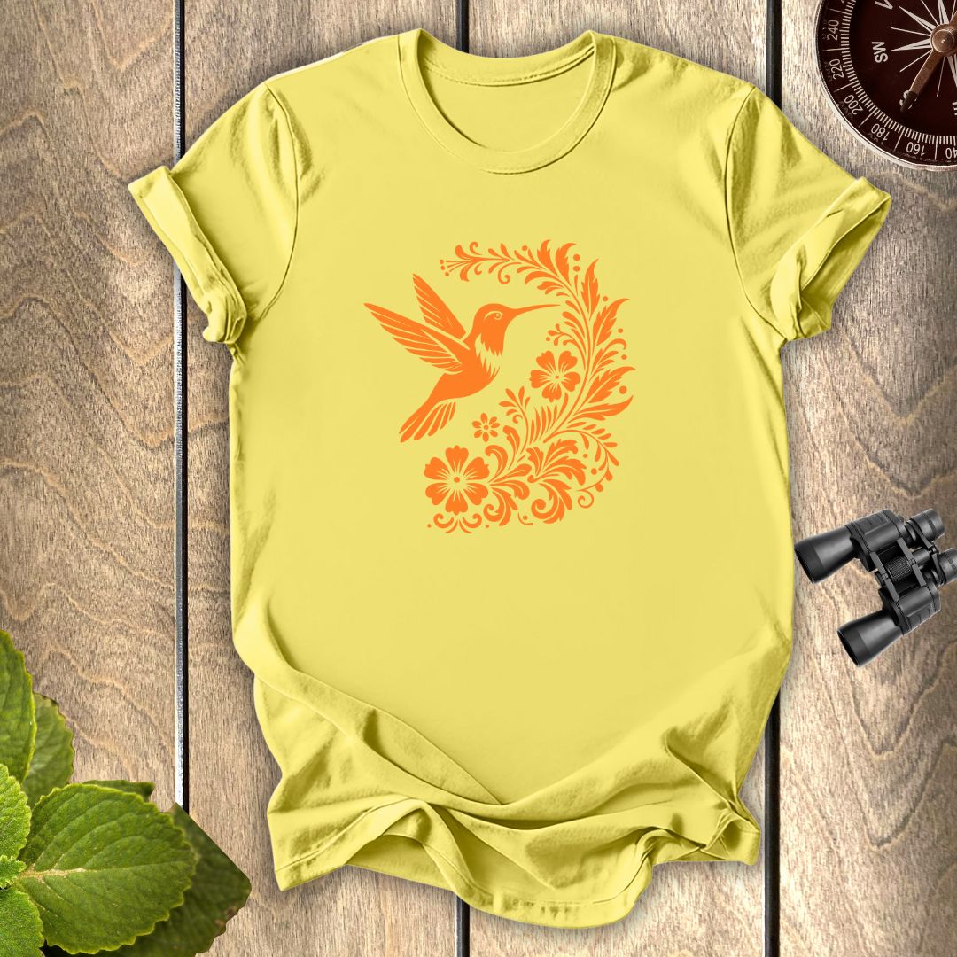 Hummingbird Flower T-shirt