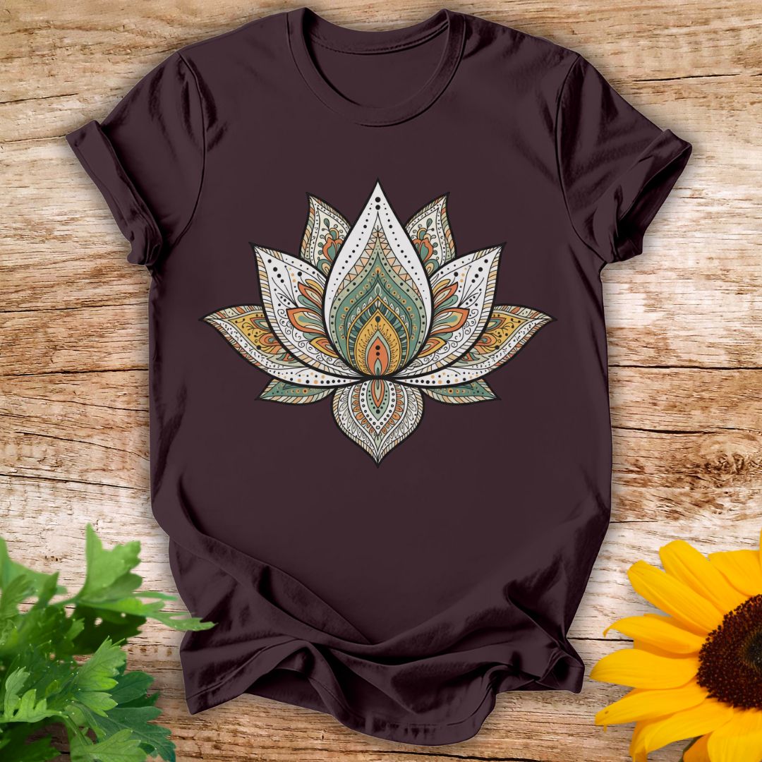 Boho Style Lotus T-shirt