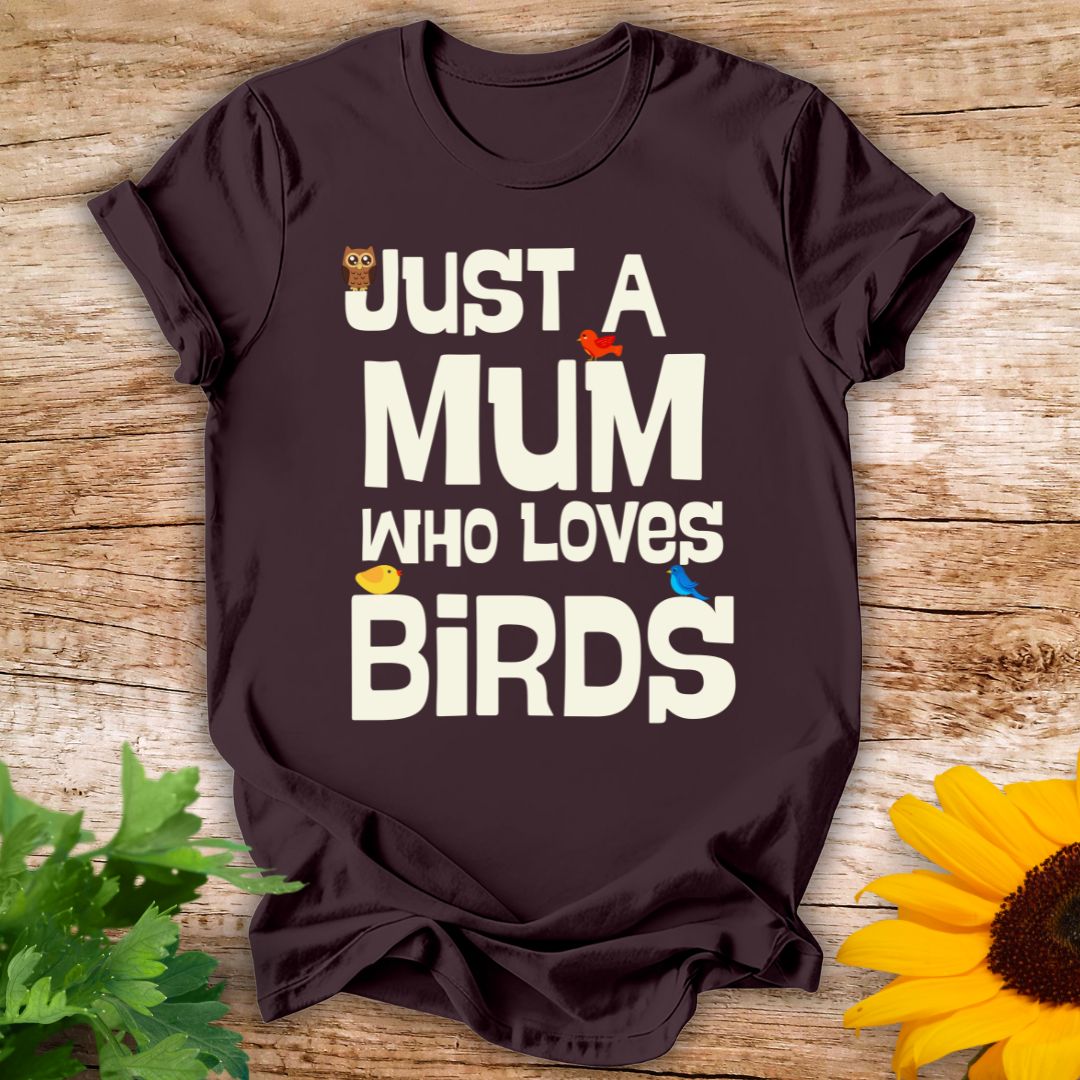 Mum Loves Birds T-shirt