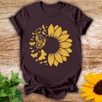 Butterfly Sunflower T-shirt