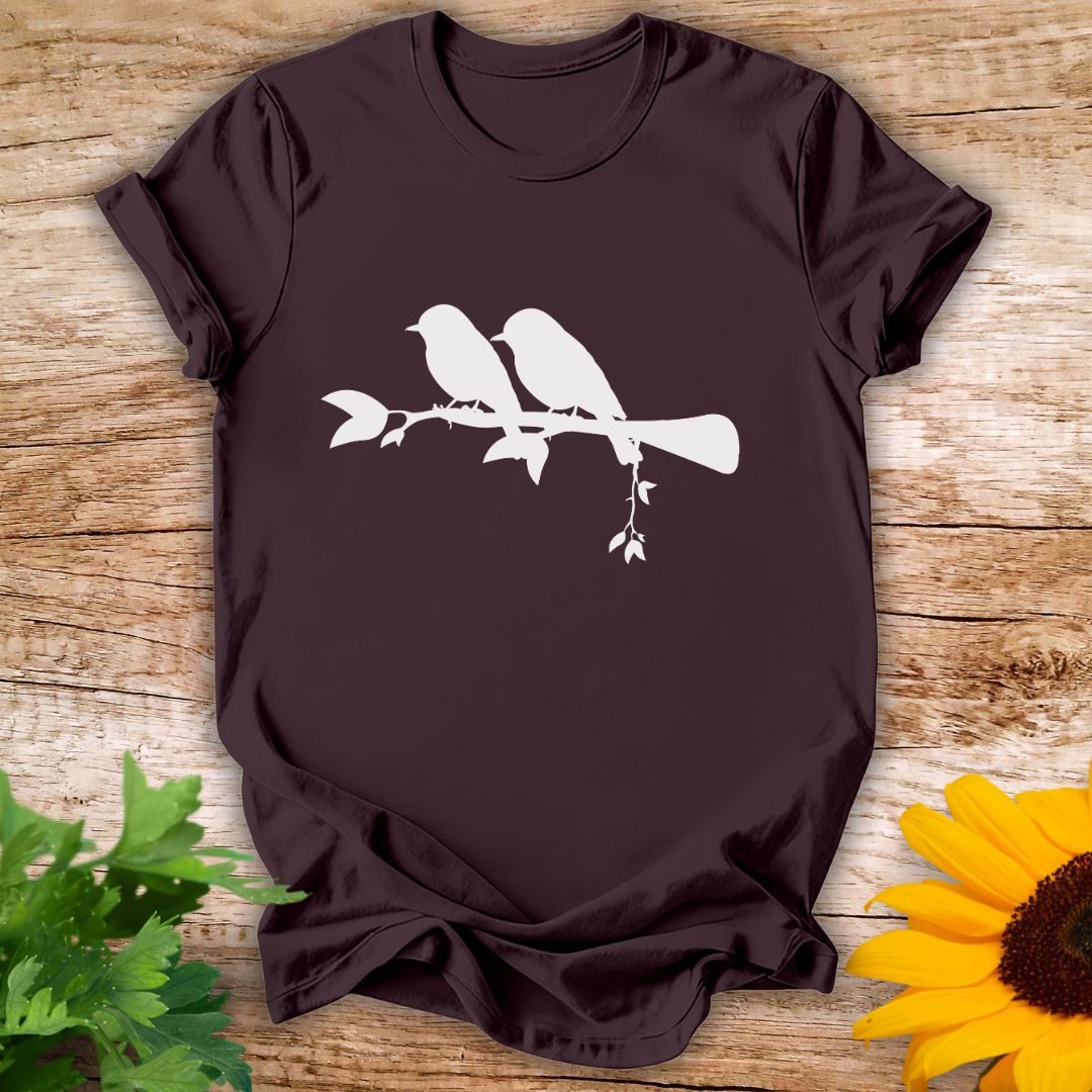Birds On A Twig T-shirt