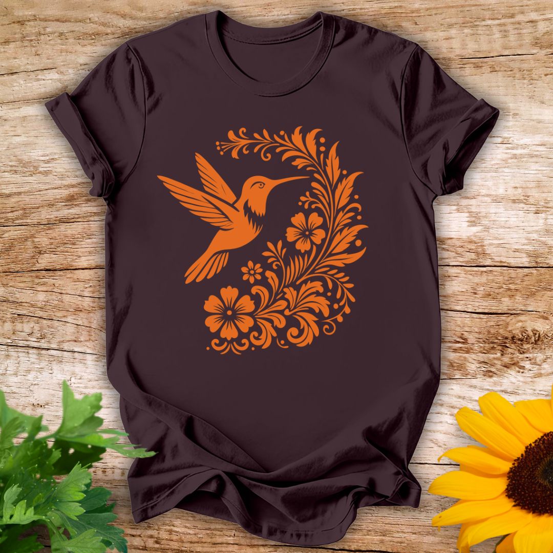 Hummingbird Flower T-shirt