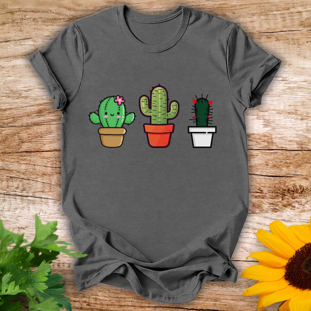 Three Cacti T-shirt