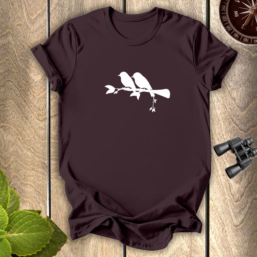 Birds in a twig T-shirt