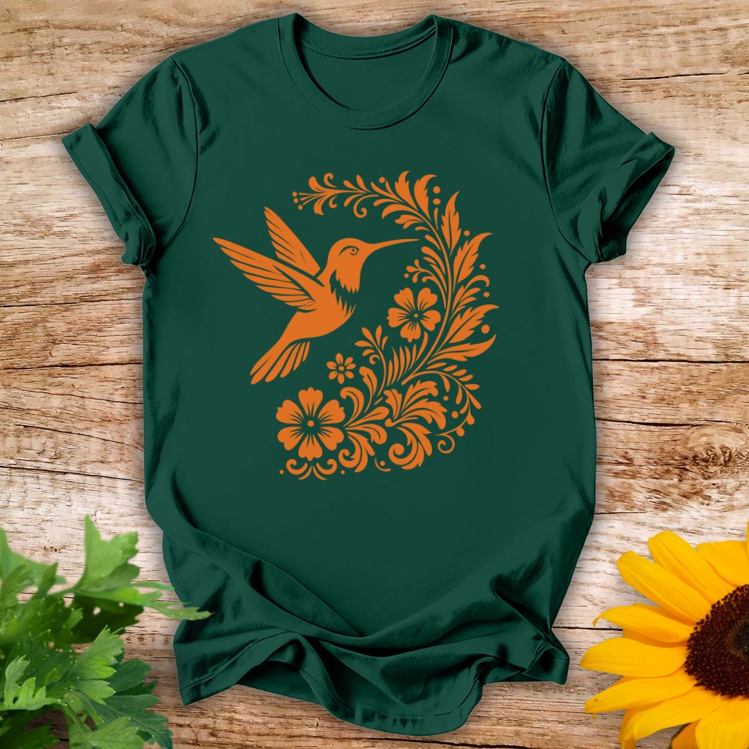 Hummingbird Flower T-shirt