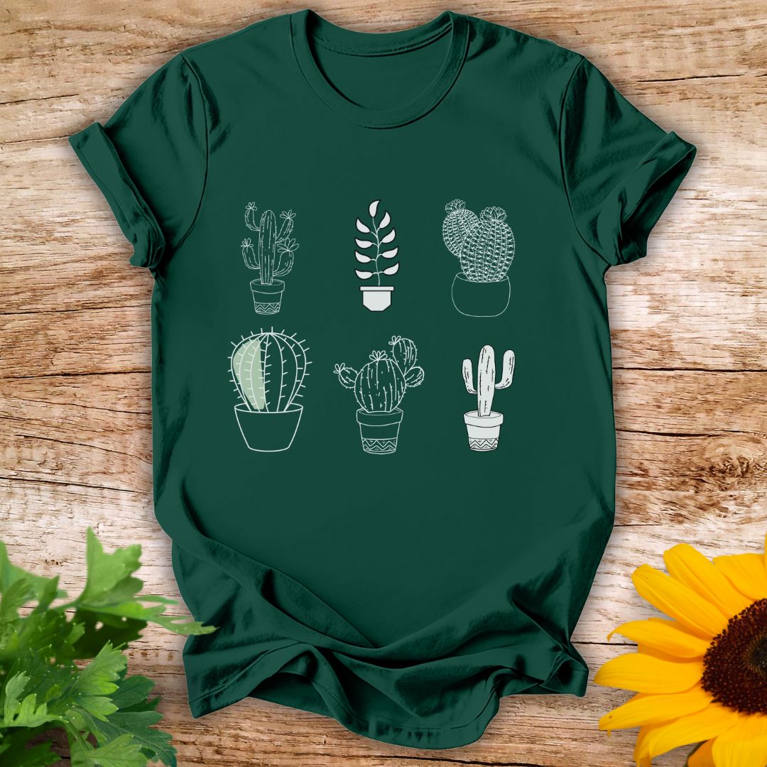 Six Cacti T-shirt