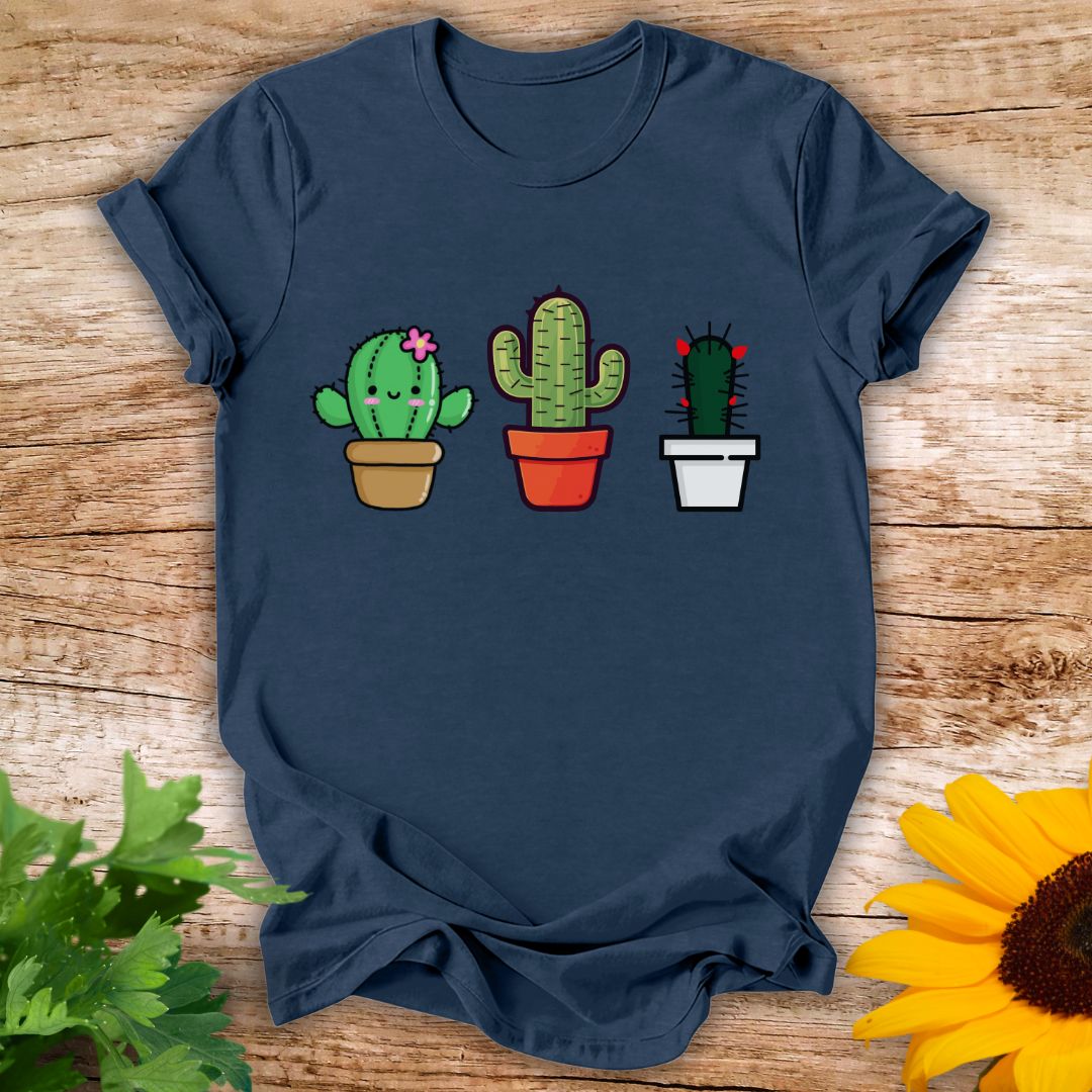 Three Cacti T-shirt