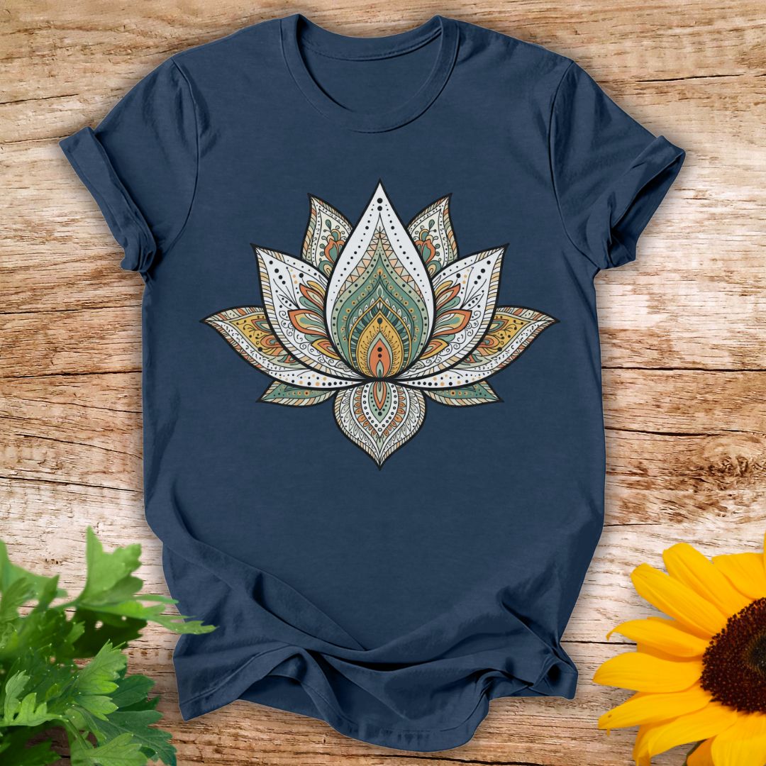 Boho Style Lotus T-shirt