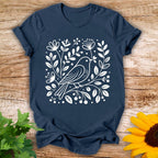 Spring Flower Bird T-shirt