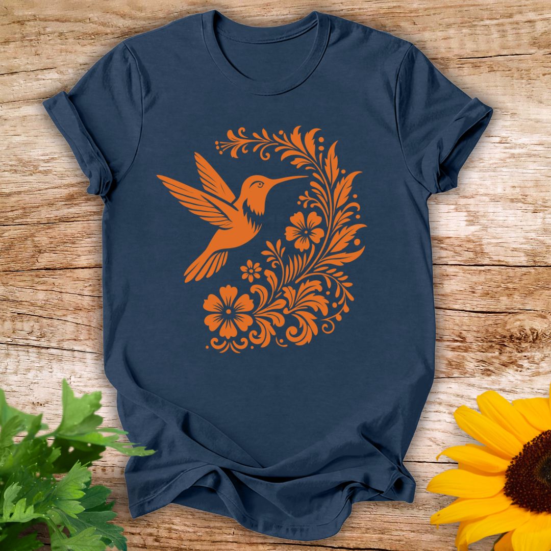 Hummingbird Flower T-shirt
