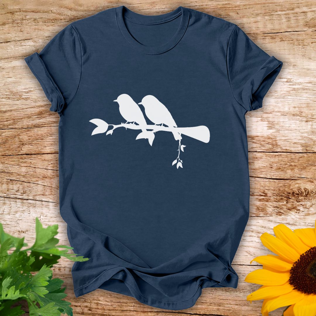 Birds On A Twig T-shirt