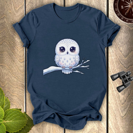 Cute white Owl T-shirt