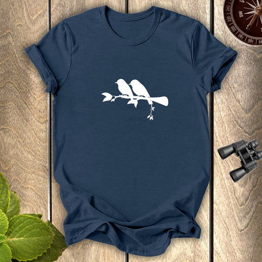 Birds in a twig T-shirt