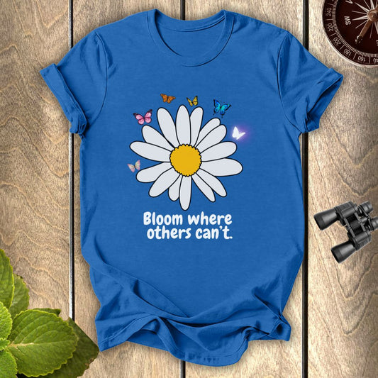 Butterfly White SunflowerT-shirt