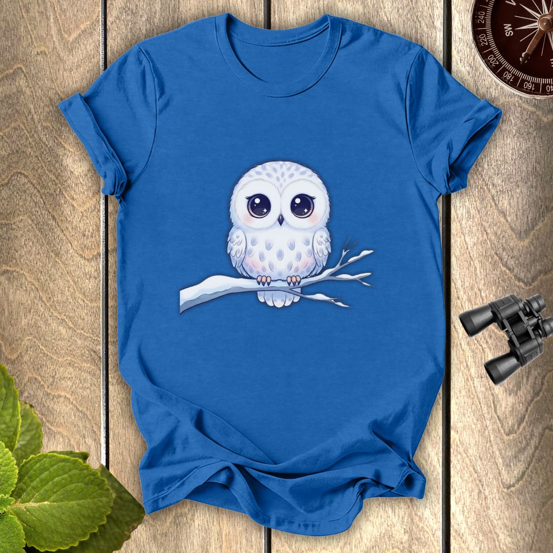 Cute white Owl T-shirt