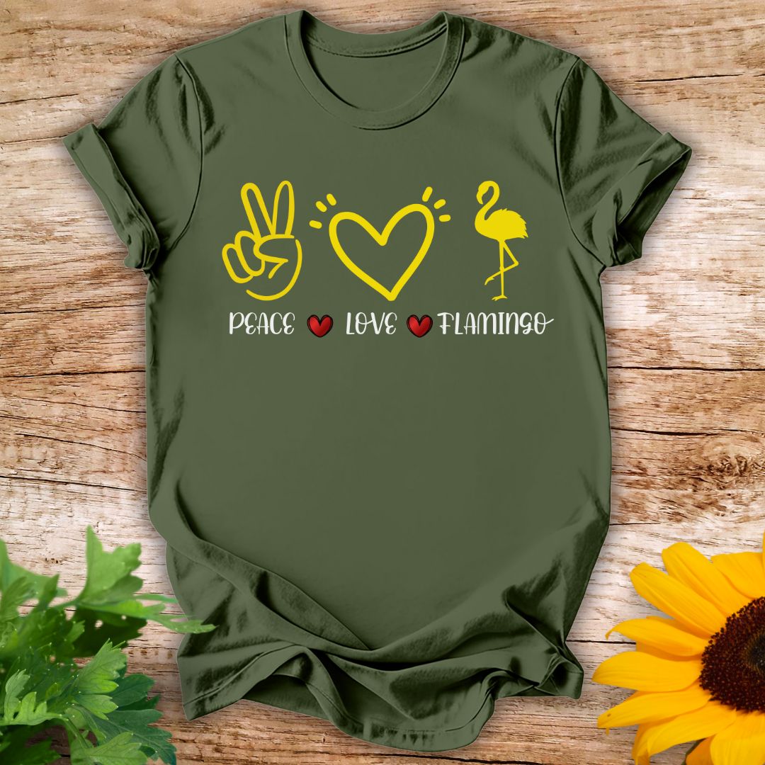Flamingo Peace T-shirt