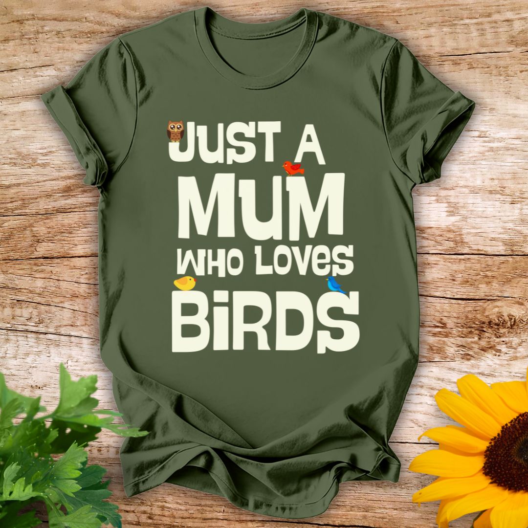 Mum Loves Birds T-shirt