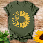 Butterfly Sunflower T-shirt