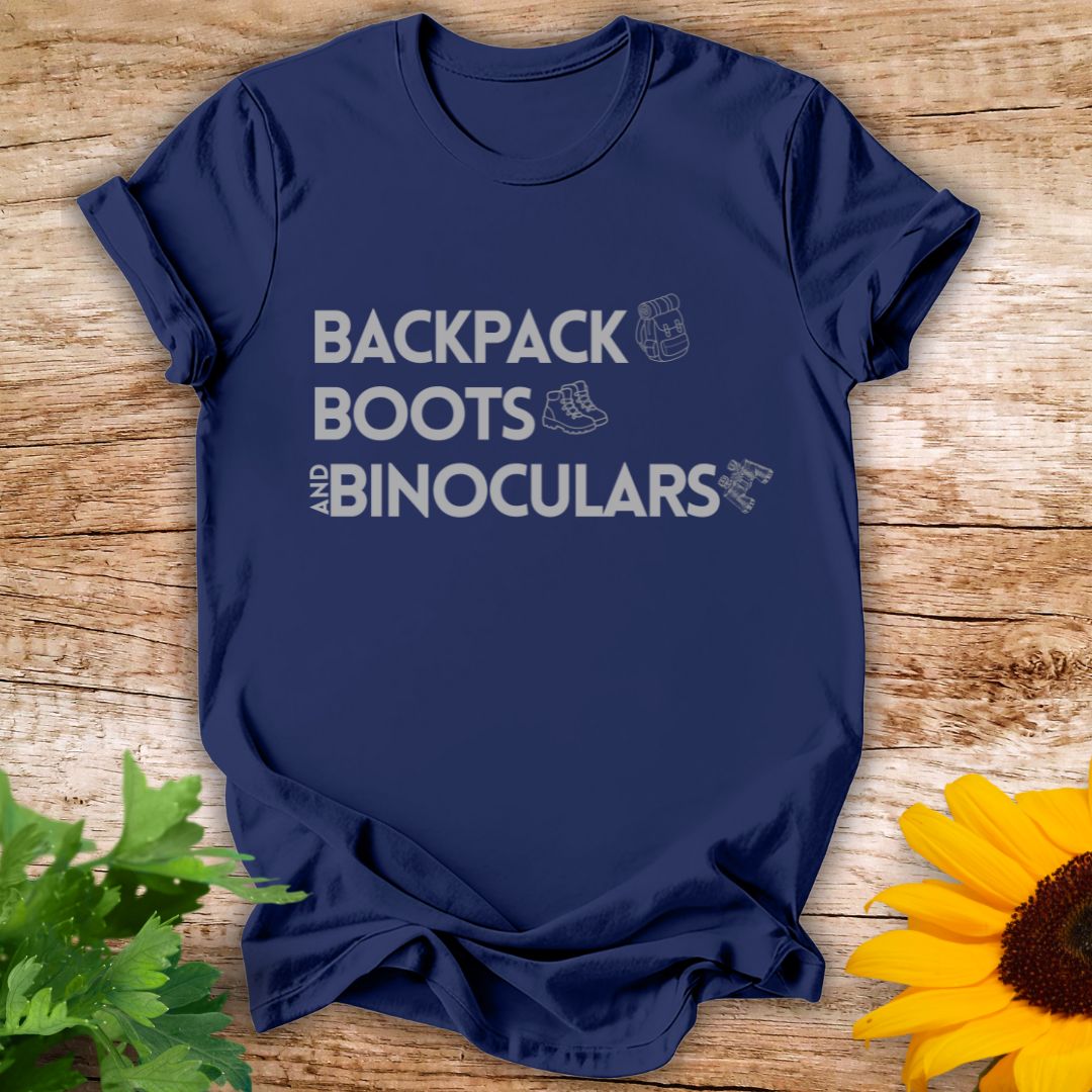 Backpack N Boots T-shirt