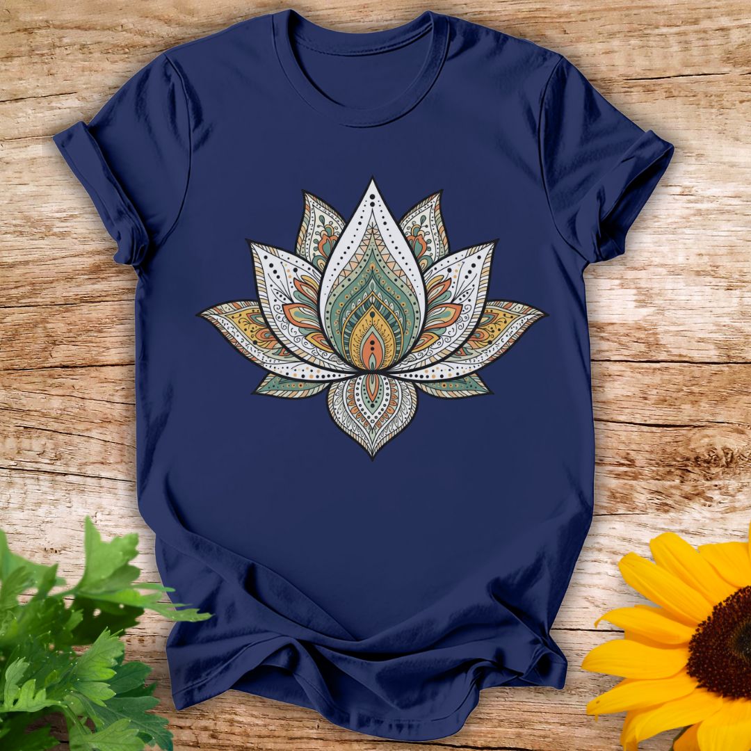 Boho Style Lotus T-shirt